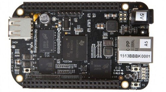 BeagleBone Black có kích thước chỉ cỡ một chiếc thẻ tín dụng. Đối thủ cạnh tranh mới của bo mạch tý hon Raspberry Pi