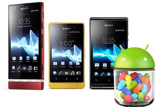 Sony cập nhật Jelly Bean cho Xperia P, Xperia go và Xperia E Dual