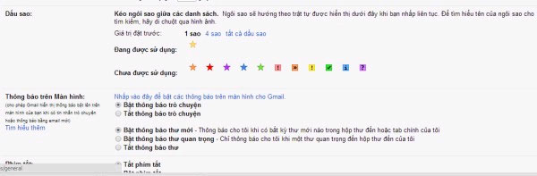 Tùy chỉnh ngôi sao 10 mẹo nhỏ giúp bạn hoàn toàn làm chủ Gmail