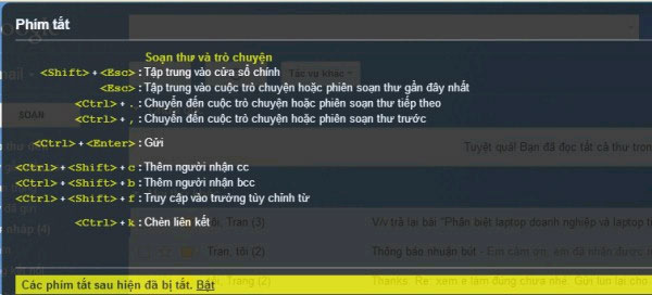 Phím tắt trên Gmail 10 mẹo nhỏ giúp bạn hoàn toàn làm chủ Gmail