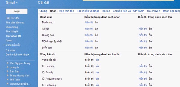 Thêm hoặc loại bỏ các thẻ hộp thư 10 mẹo nhỏ giúp bạn hoàn toàn làm chủ Gmail