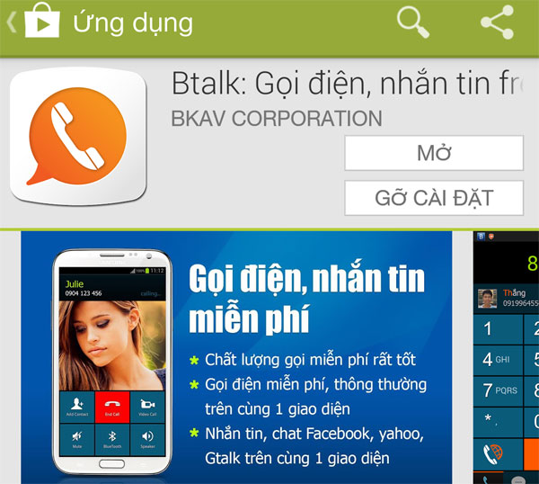 Bkav nhảy vào cuộc chơi OTT với ứng dụng Btalk Bkav nhảy vào cuộc chơi OTT với ứng dụng Btalk