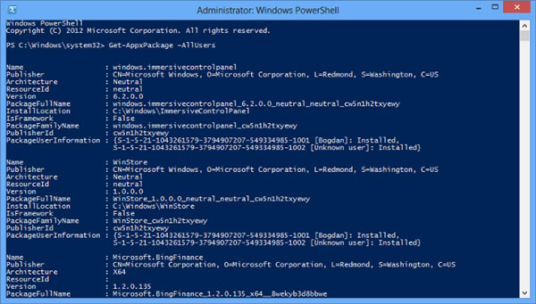 Gỡ bỏ hoàn toàn các ứng dụng trên Windows 8 và Windows 8.1 Gỡ bỏ hoàn toàn các ứng dụng trên Windows 8 và Windows 8.1