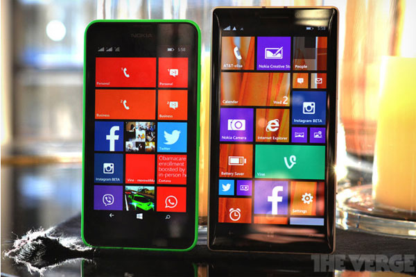 Lumia 630 và Lumia 930 Ảnh thực tế điện thoại Lumia 930 và Lumia 630