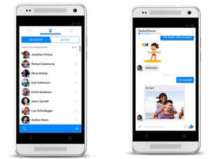 Để trò chuyện Facebook phải sử dụng ứng dụng Messenger độc lập