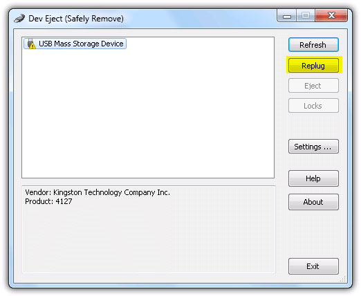 Ngắt kết nối an toàn với DevEject Những công cụ giúp ngắt kết nối an toàn USB với máy tính