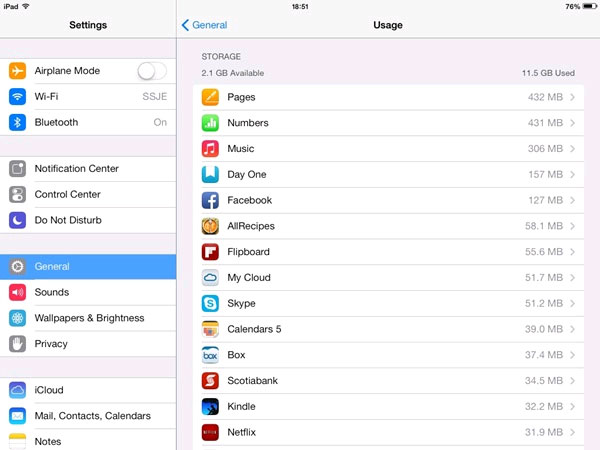 Tăng không gian lưu trữ Làm mới lại thiết bị iOS