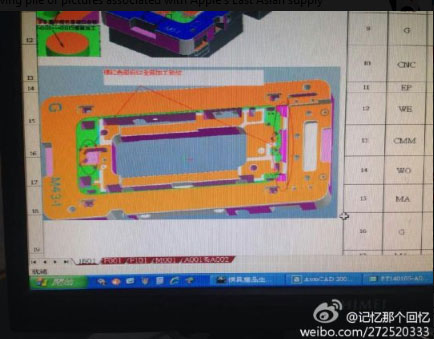 Lộ bản vẽ thiết kế và khuôn đúc của iPhone 6