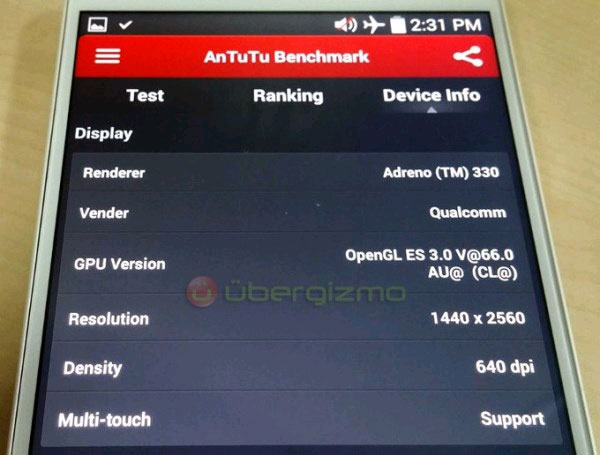 Tiết lộ thêm về cấu hình bom tấn LG G3