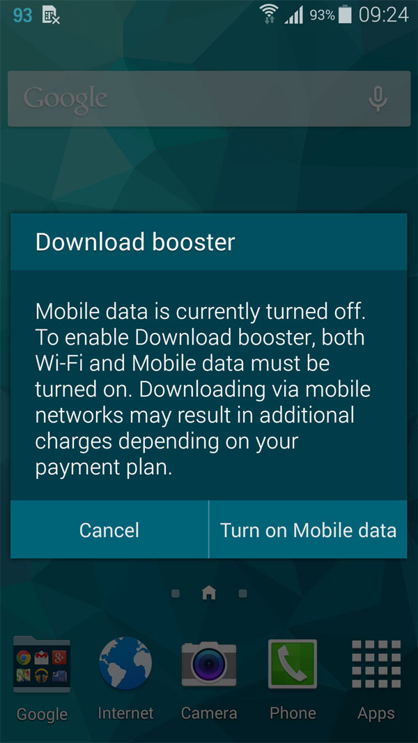 Cách download file nhanh hơn trên Samsung Galaxy S5 Cách download file nhanh hơn trên Samsung Galaxy S5
