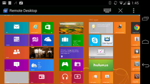 Đã có thể điều khiển máy tính từ xa bằng thiết bị Android