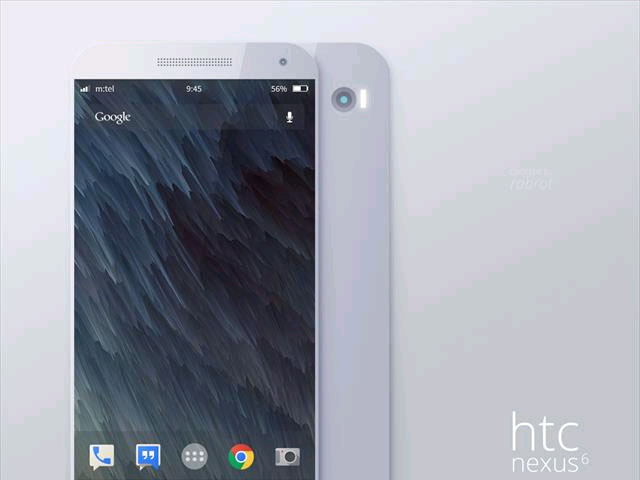 HTC Nexus 2014 tuyệt đẹp trong bản thiết kế mới tinh
