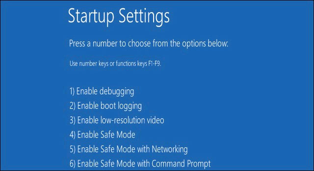 Truy cập chế độ Safe Mode Cách quét và sửa lỗi cho Windows từ bên ngoài