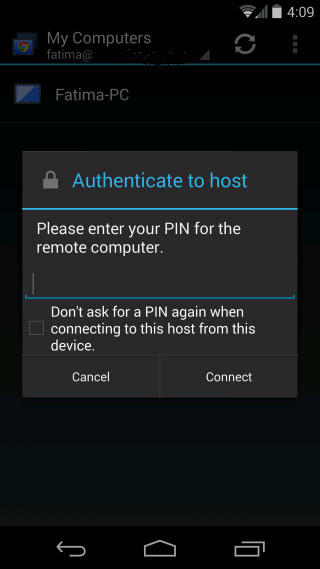 Hướng dẫn sử dụng ứng dụng Chrome Remote Desktop trên Android
