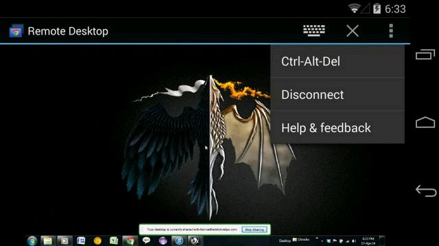 Hướng dẫn sử dụng ứng dụng Chrome Remote Desktop trên Android