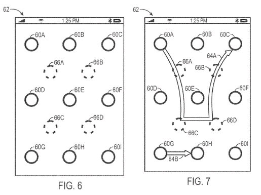 Vị trí những điểm khóa ẩn Apple phát triển chức năng khóa màn hình theo Android