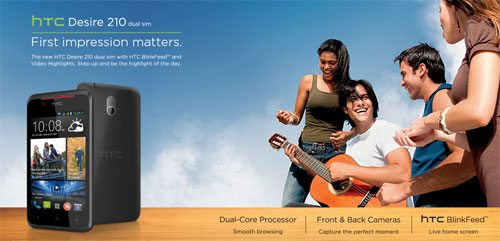 HTC giới thiệu smartphone 2 sim giá 3 triệu đồng HTC giới thiệu smartphone 2 sim giá 3 triệu đồng