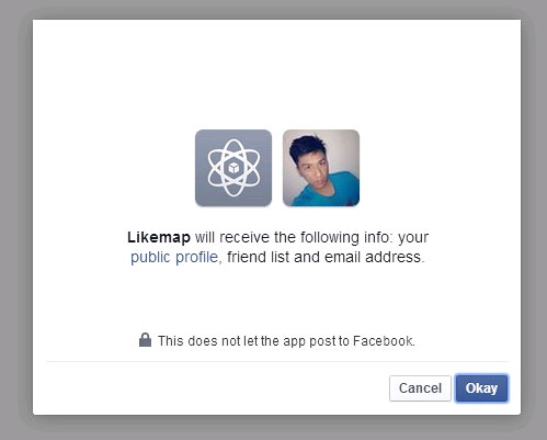Xác nhận tài khoản người dùng Tìm trang Facebook mà bạn thích bằng... bản đồ