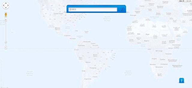 Giao diện chính của Like Map Tìm trang Facebook mà bạn thích bằng... bản đồ
