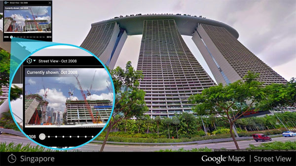 Google Street View có thêm tính năng “cỗ máy thời gian”