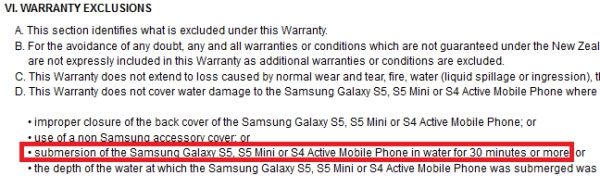 Samsung xác nhận Galaxy S5 mini có thể chống được nước Samsung xác nhận Galaxy S5 mini có thể chống được nước