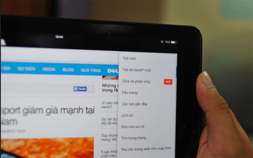 Chia sẻ phản ứng - tính năng mới của Google Chrome