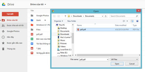 Chuyển đổi định dạng PDF sang các định dạng Office mà không dùng phần mềm