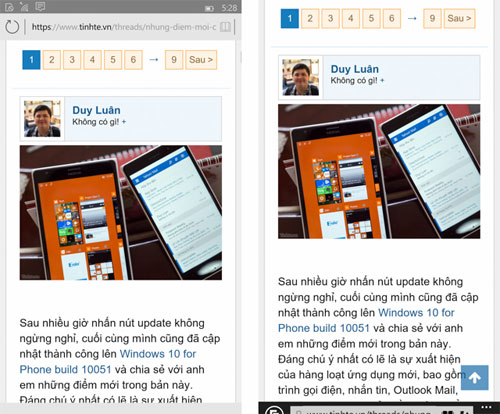 So sánh Spartan và Internet Explorer trên Windows 10 build 10051 So sánh Spartan và Internet Explorer trên Windows 10 build 10051