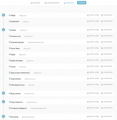 Giới thiệu Unroll: dịch vụ giúp bỏ nhận tin tức qua email miễn phí