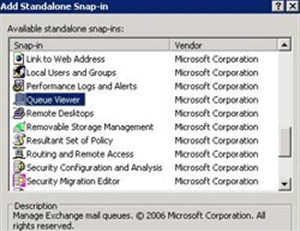 Hàng đợi thư trong Exchange 2007