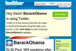 Blog của Obama trên Twitter bị hacker “hỏi thăm”