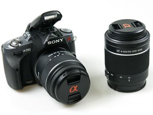 Cận cảnh Sony Alpha DSLR-A380