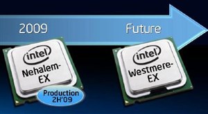 Intel sắp ra mắt CPU Westmere-EX cho máy chủ 