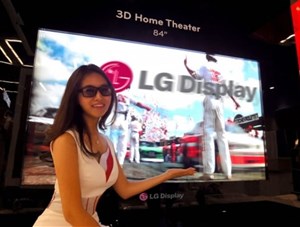 TV 3D "khổng lồ" với độ phân giải gấp 4 lần Full HD 