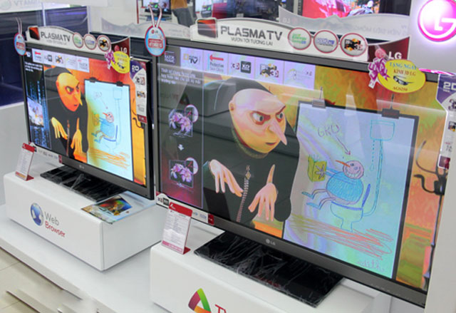 Hai mẫu TV Plasma 3D LG mới về VN