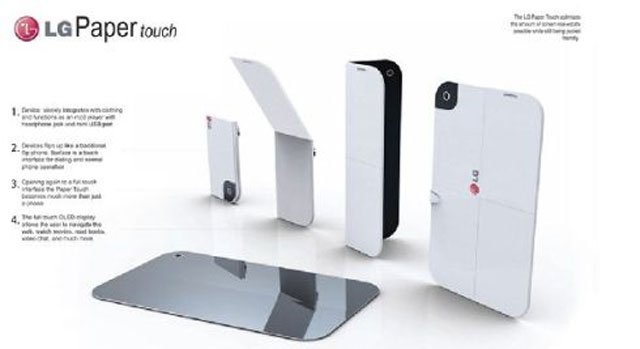 LG PaperTouch - điện thoại gập có một không hai
