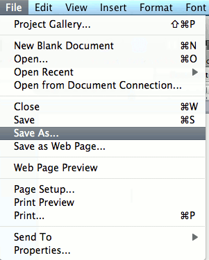 Tạo một Website trong Word với máy Mac