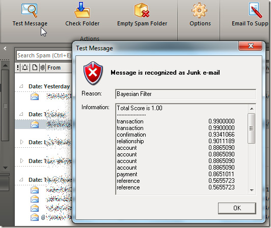 Tự động nhận dạng và xóa email spam trong Outlook với Spam Reader