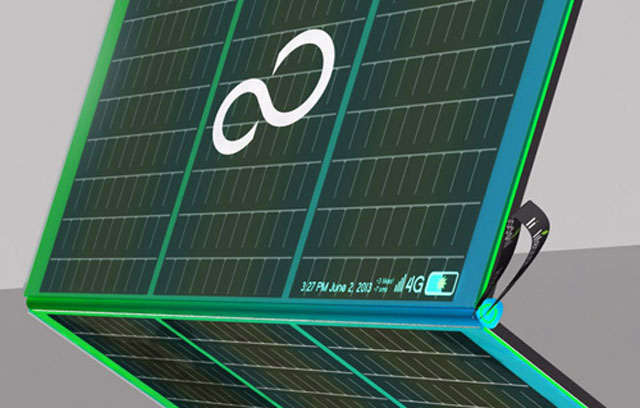 Laptop sử dụng năng lượng mặt trời