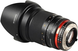 Samyang ra ống kính 35mm f/1.4 cho máy Canon và Nikon