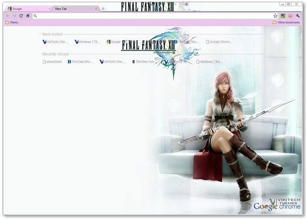 Thư viện Theme dành cho Google Chrome