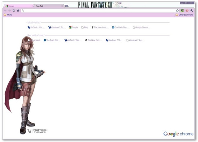 Thư viện Theme dành cho Google Chrome