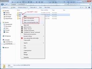 Hiển thị chức năng Move To Folder và Copy To Folder trên Context Menu