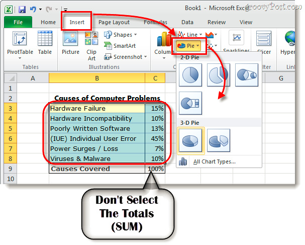 Hướng dẫn tạo biểu đồ trong Excel 2007 hoặc 2010
