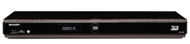 Đầu Blu-ray 3D giá dưới 200 USD của Sharp