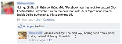 Cộng đồng Facebook 'dính' bẫy Dislike