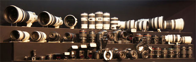 Bộ ống kính khủng của Canon