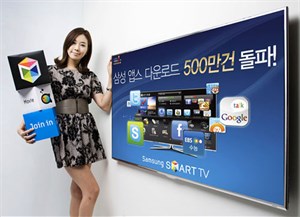 Kho ứng dụng trên TV Samsung đạt 5 triệu lượt tải