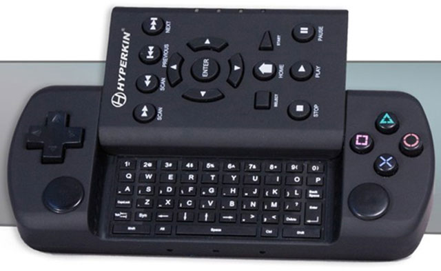 Tay cầm PS3 tích hợp bàn phím QWERTY
