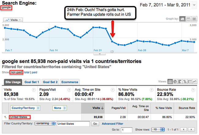 Google Panda - Thuật toán cho thứ hạng thật?
